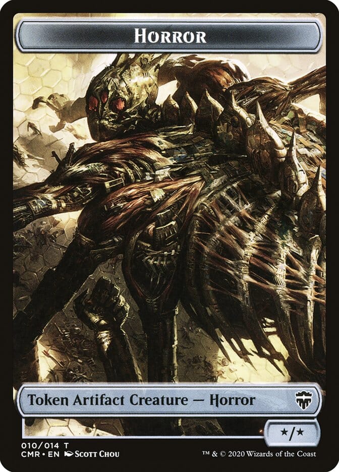 Horror Token [Commander Legends Tokens] MTG Single Magic: The Gathering  | Multizone: Comics And Games