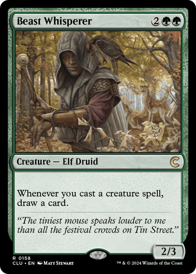 Beast Whisperer [Ravnica: Clue Edition] MTG Single Magic: The Gathering  | Multizone: Comics And Games