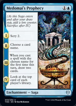 Medomai's Prophecy [Theros Beyond Death] MTG Single Magic: The Gathering  | Multizone: Comics And Games