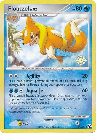 Floatzel (37/106) [Countdown Calendar Promos] Pokemon Single Pokémon  | Multizone: Comics And Games