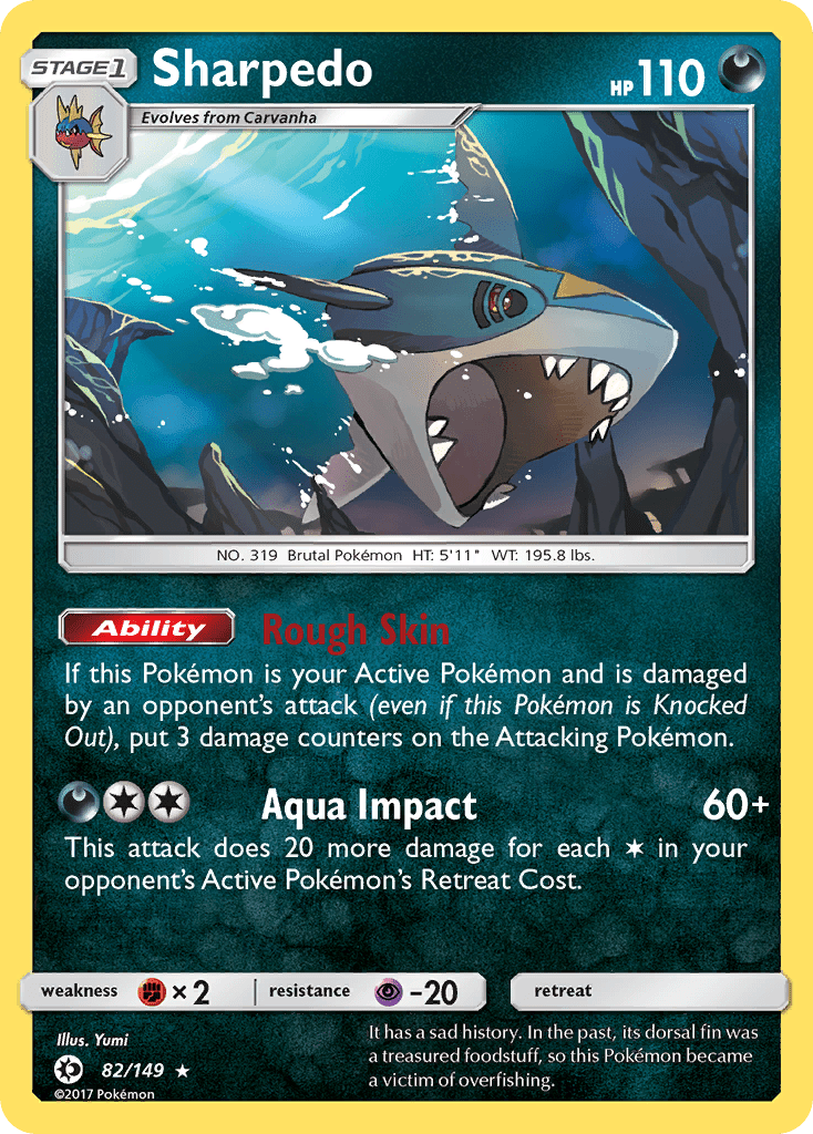 Sharpedo (82/149) [Sun & Moon: Base Set] Pokemon Single Pokémon  | Multizone: Comics And Games