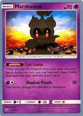 Marshadow (45/73) (Dragones y Sombras - Pedro Eugenio Torres) [World Championships 2018] Pokemon Single Pokémon  | Multizone: Comics And Games