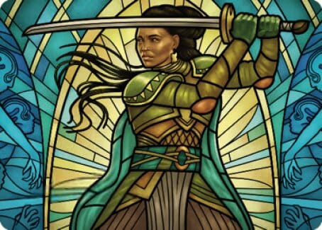 Shanna, Purifying Blade Art Card 2 [Dominaria United Art Series] MTG Single Magic: The Gathering  | Multizone: Comics And Games
