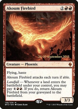 Akoum Firebird [Battle for Zendikar Promos] MTG Single Magic: The Gathering  | Multizone: Comics And Games