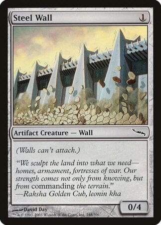 Steel Wall [Mirrodin] MTG Single Magic: The Gathering  | Multizone: Comics And Games