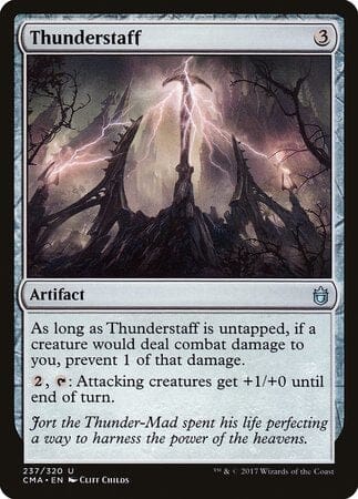 Thunderstaff [Commander Anthology] MTG Single Magic: The Gathering  | Multizone: Comics And Games