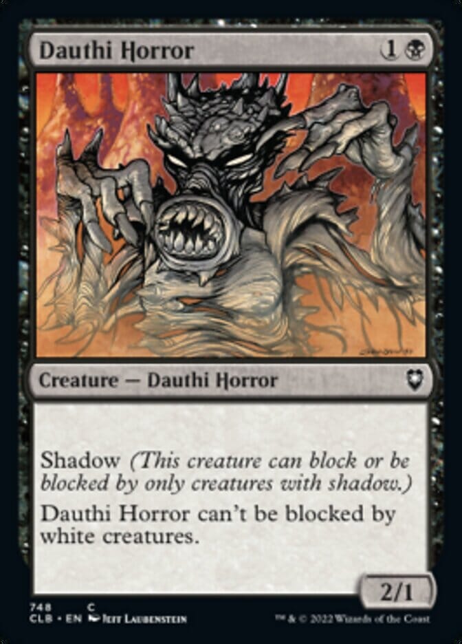 Dauthi Horror [Commander Legends: Battle for Baldur's Gate] MTG Single Magic: The Gathering  | Multizone: Comics And Games