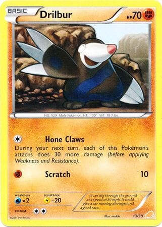 Drilbur (13/30) [Black & White: Trainer Kit - Excadrill] Pokemon Single Pokémon  | Multizone: Comics And Games