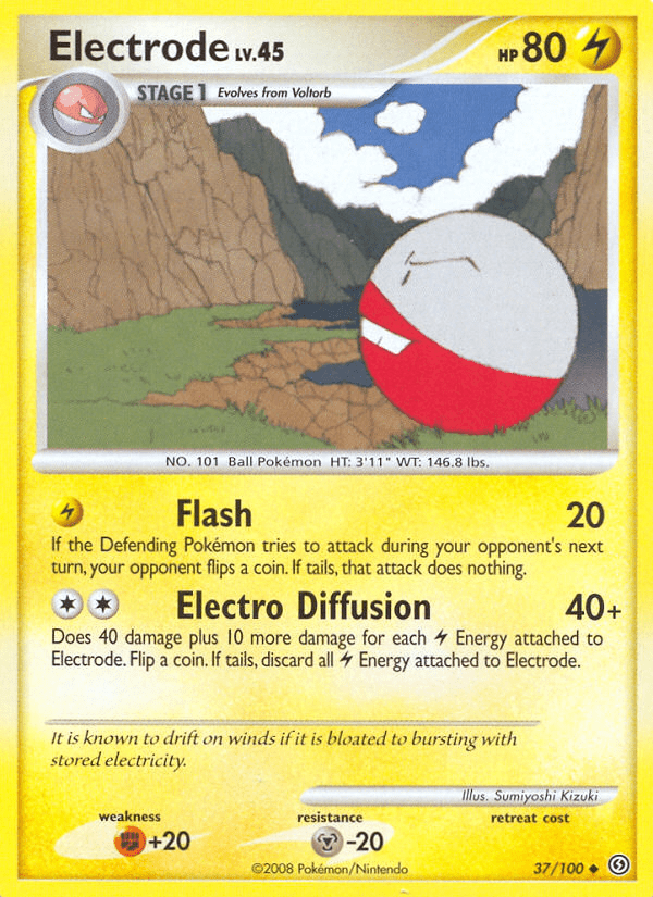 Electrode (37/100) [Diamond & Pearl: Stormfront] Pokemon Single Pokémon  | Multizone: Comics And Games
