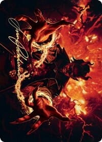Tibalt's Trickery Art Card (Gold-Stamped Signature) [Kaldheim: Art Series] MTG Single Magic: The Gathering  | Multizone: Comics And Games