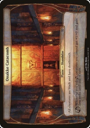 Onakke Catacomb (Planechase 2012) [Planechase 2012 Planes] MTG Single Magic: The Gathering  | Multizone: Comics And Games