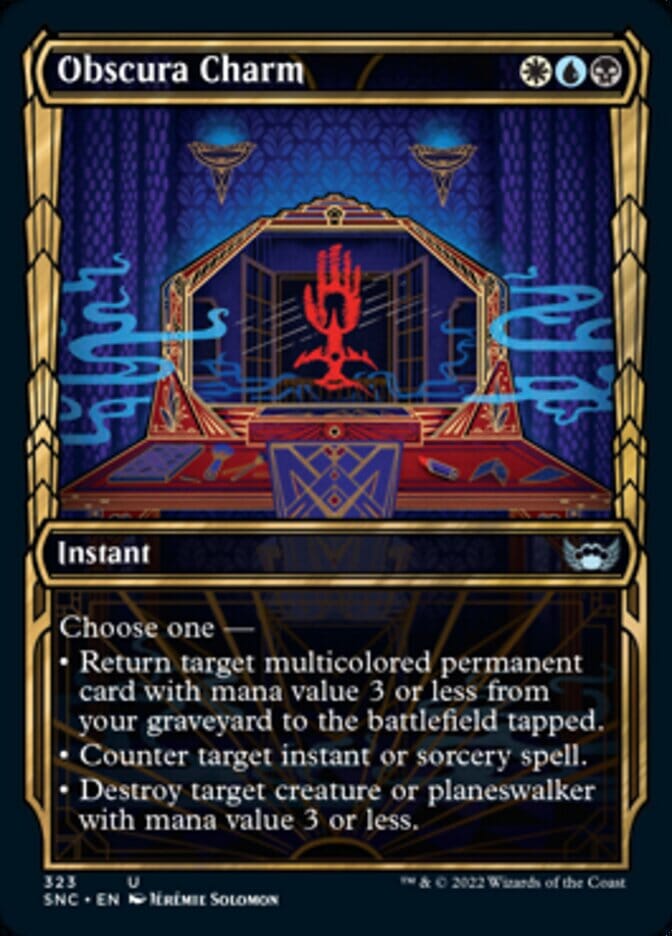 Obscura Charm (Showcase Golden Age) [Streets of New Capenna] MTG Single Magic: The Gathering  | Multizone: Comics And Games