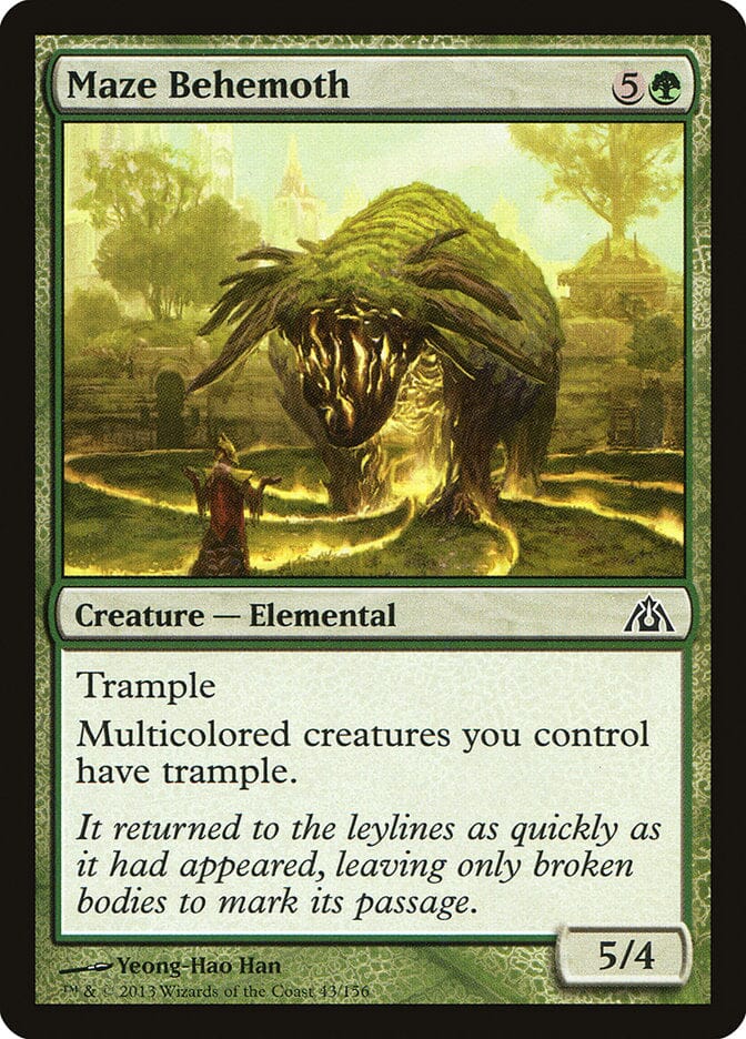 Maze Behemoth [Dragon's Maze] MTG Single Magic: The Gathering  | Multizone: Comics And Games