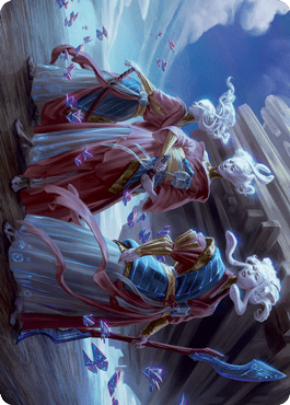 Guardians of Oboro Art Card [Kamigawa: Neon Dynasty Art Series] MTG Single Magic: The Gathering  | Multizone: Comics And Games