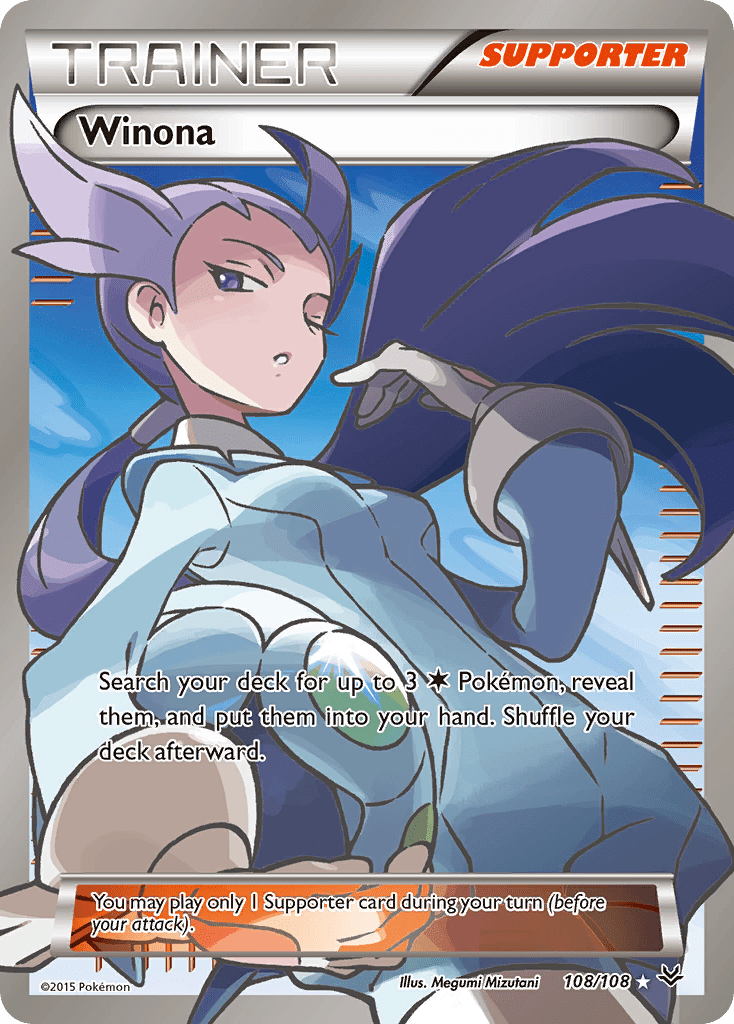 Winona (108/108) [XY: Roaring Skies] Pokemon Single Pokémon  | Multizone: Comics And Games
