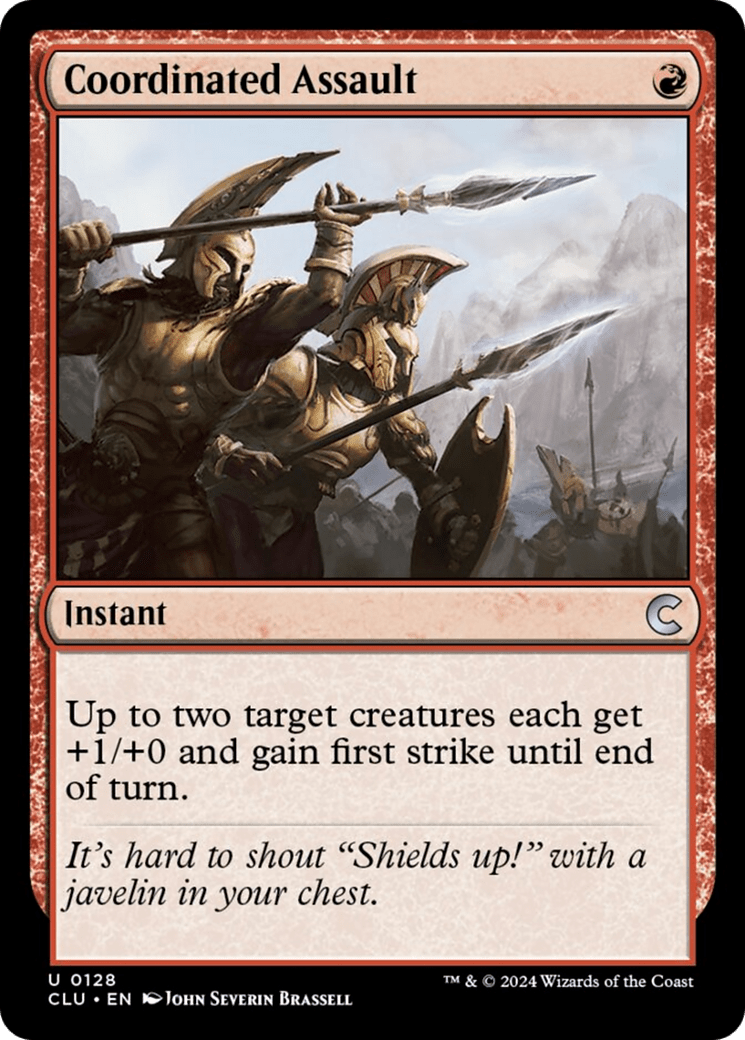 Coordinated Assault [Ravnica: Clue Edition] MTG Single Magic: The Gathering  | Multizone: Comics And Games