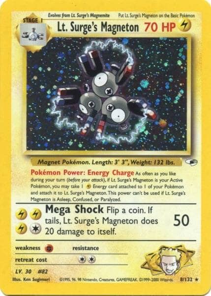 Lt. Surge's Magneton (8/132) [Gym Heroes Unlimited] Pokemon Single Pokémon  | Multizone: Comics And Games
