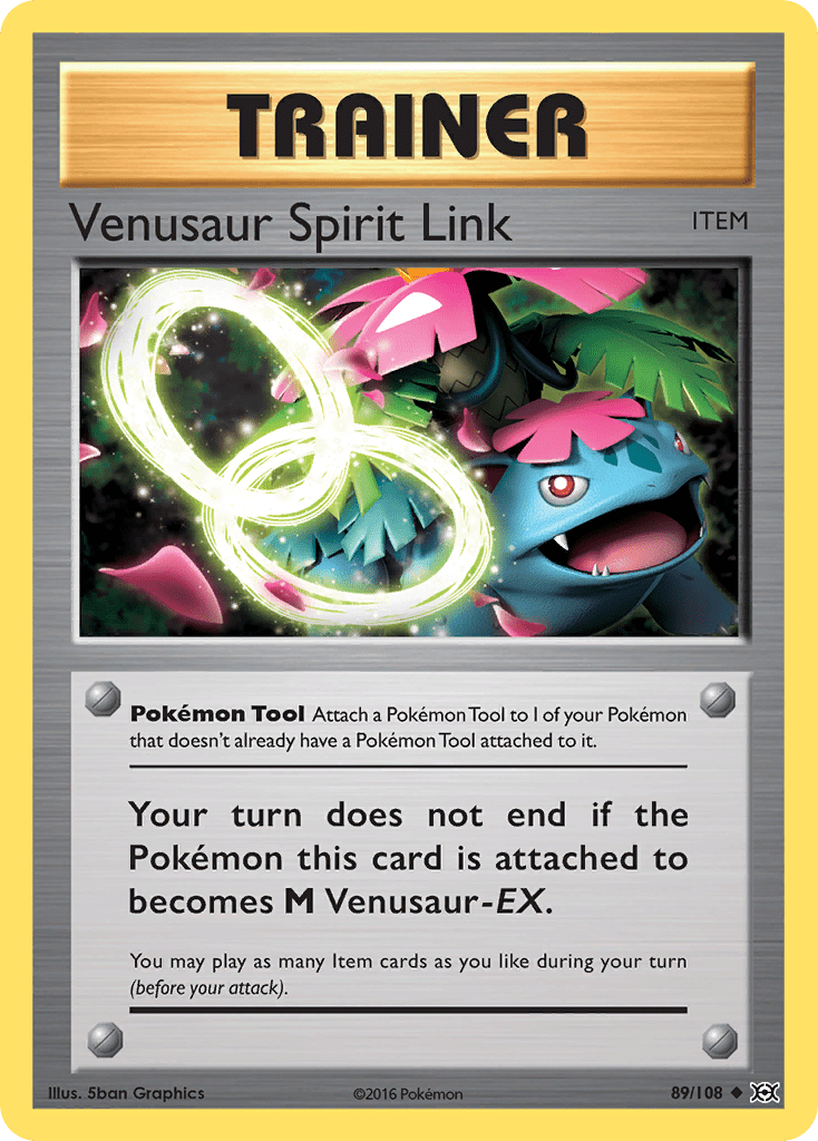 Venusaur Spirit Link (89/108) [XY: Evolutions] Pokemon Single Pokémon  | Multizone: Comics And Games