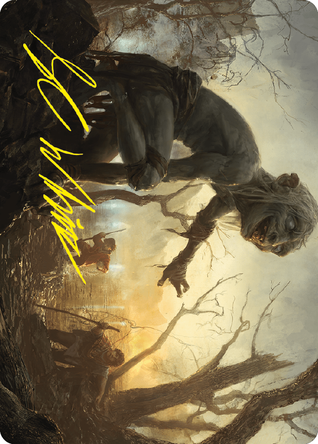 Smeagol, Helpful Guide Art Card (Gold-Stamped Signature) [The Lord of the Rings: Tales of Middle-earth Art Series] MTG Single Magic: The Gathering  | Multizone: Comics And Games