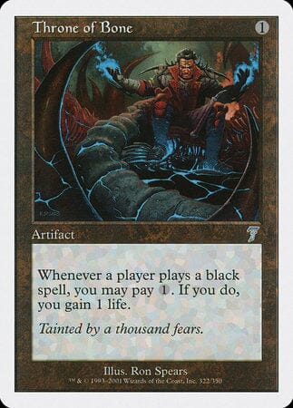 Throne of Bone [Seventh Edition] MTG Single Magic: The Gathering  | Multizone: Comics And Games