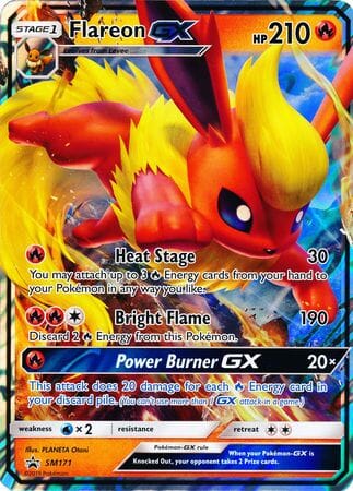 Flareon GX (SM171) (Jumbo Card) [Sun & Moon: Black Star Promos] Pokemon Single Pokémon  | Multizone: Comics And Games