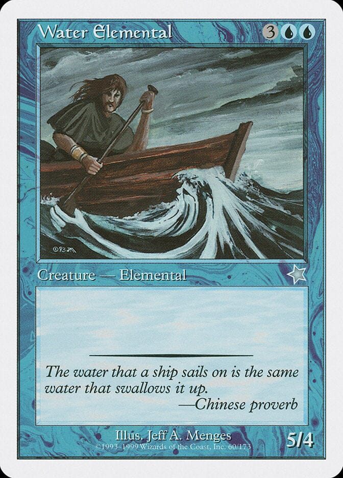 Water Elemental [Starter 1999] MTG Single Magic: The Gathering  | Multizone: Comics And Games