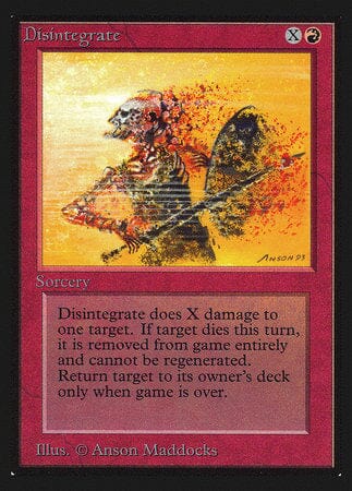 Disintegrate (IE) [Intl. Collectors’ Edition] MTG Single Magic: The Gathering  | Multizone: Comics And Games
