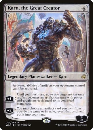 Karn, the Great Creator [War of the Spark] MTG Single Magic: The Gathering  | Multizone: Comics And Games