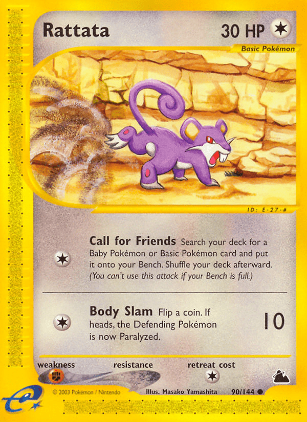 Rattata (90/144) [Skyridge] Pokemon Single Pokémon  | Multizone: Comics And Games