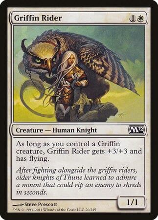 Griffin Rider [Magic 2012] MTG Single Magic: The Gathering  | Multizone: Comics And Games