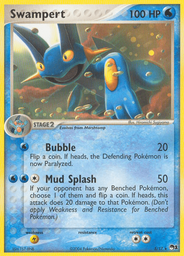 Swampert (5/17) [POP Series 1] Pokemon Single Pokémon  | Multizone: Comics And Games
