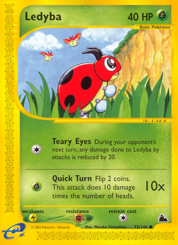 Ledyba (72/144) [Skyridge] Pokemon Single Pokémon  | Multizone: Comics And Games