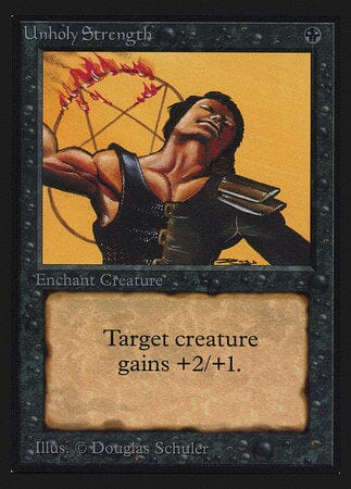 Unholy Strength (IE) [Intl. Collectors’ Edition] MTG Single Magic: The Gathering  | Multizone: Comics And Games