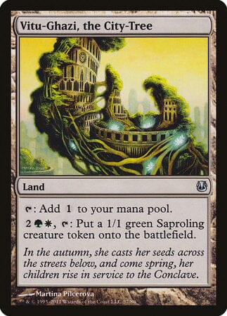 Vitu-Ghazi, the City-Tree [Duel Decks: Ajani vs. Nicol Bolas] MTG Single Magic: The Gathering  | Multizone: Comics And Games