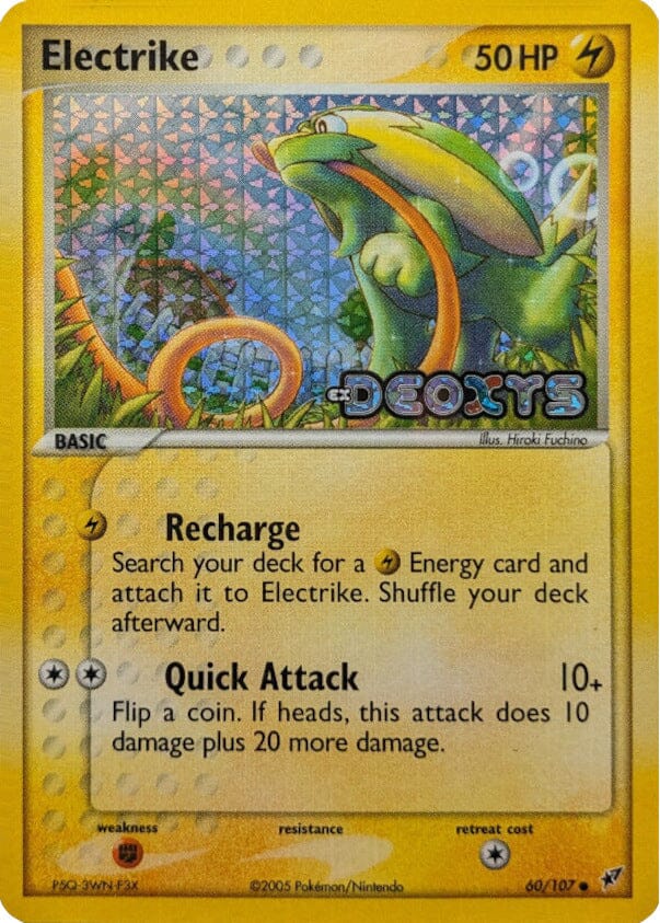 Electrike (60/107) (Stamped) [EX: Deoxys] Pokemon Single Pokémon  | Multizone: Comics And Games