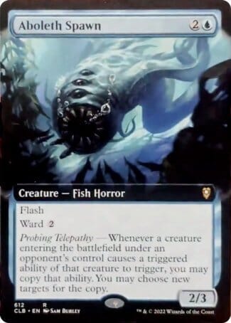 Aboleth Spawn (Extended Art) [Commander Legends: Battle for Baldur's Gate] MTG Single Magic: The Gathering  | Multizone: Comics And Games