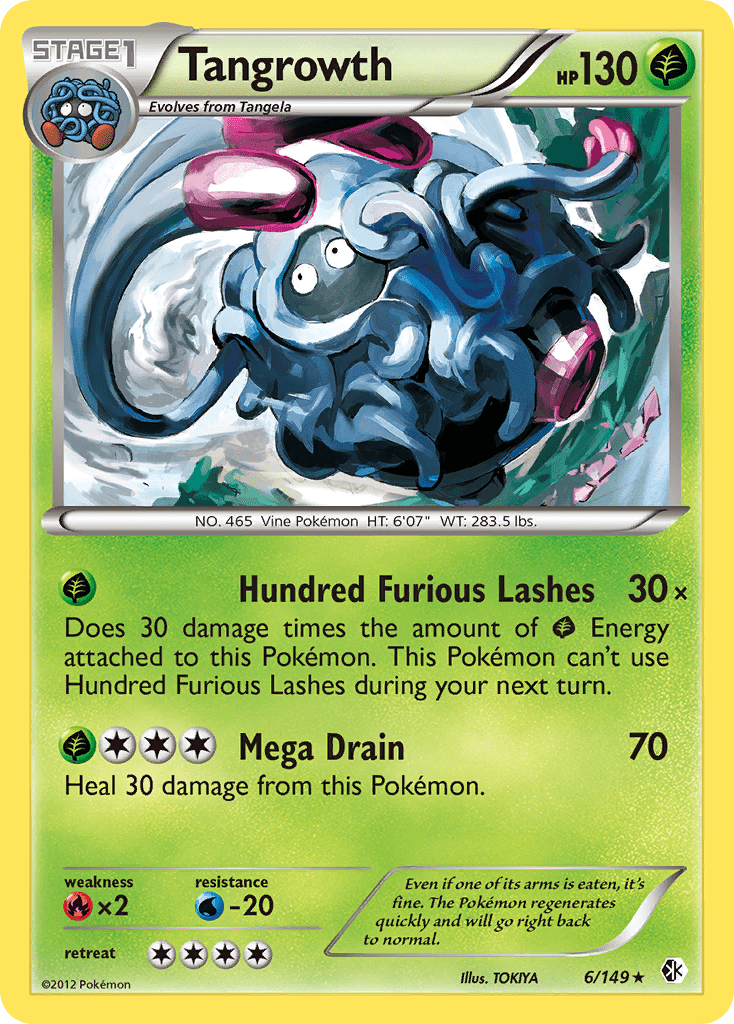 Tangrowth (6/149) [Black & White: Boundaries Crossed] Pokemon Single Pokémon  | Multizone: Comics And Games