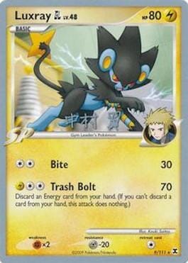 Luxray GL LV.48 (9/111) (Crowned Tiger - Tsubasa Nakamura) [World Championships 2009] Pokemon Single Pokémon  | Multizone: Comics And Games