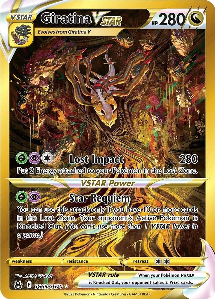 Giratina VSTAR (GG69/GG70) (Secret) [Sword & Shield: Crown Zenith] Pokemon Single Pokémon  | Multizone: Comics And Games