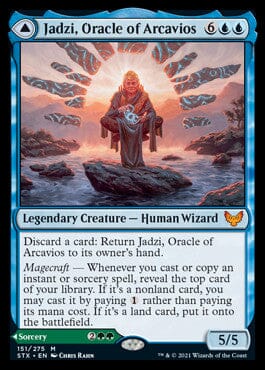 Jadzi, Oracle of Arcavios // Journey to the Oracle [Strixhaven: School of Mages] MTG Single Magic: The Gathering  | Multizone: Comics And Games