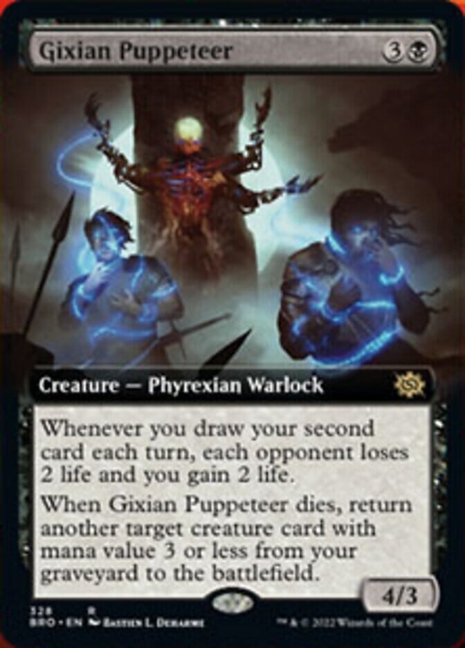 Gixian Puppeteer (Extended Art) [The Brothers' War] MTG Single Magic: The Gathering  | Multizone: Comics And Games