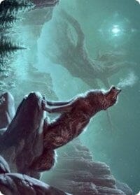 Sarulf's Packmate Art Card [Kaldheim: Art Series] MTG Single Magic: The Gathering  | Multizone: Comics And Games