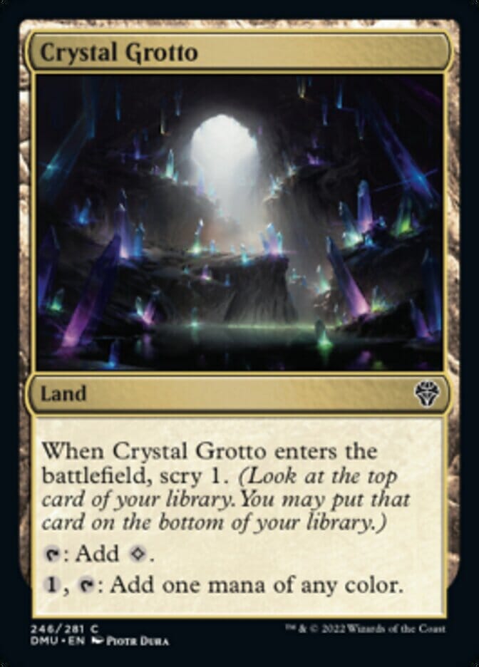 Crystal Grotto [Dominaria United] MTG Single Magic: The Gathering  | Multizone: Comics And Games