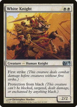 White Knight [Magic 2010] MTG Single Magic: The Gathering  | Multizone: Comics And Games