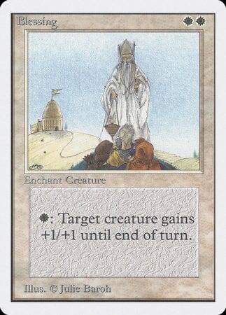 Blessing [Unlimited Edition] MTG Single Magic: The Gathering  | Multizone: Comics And Games