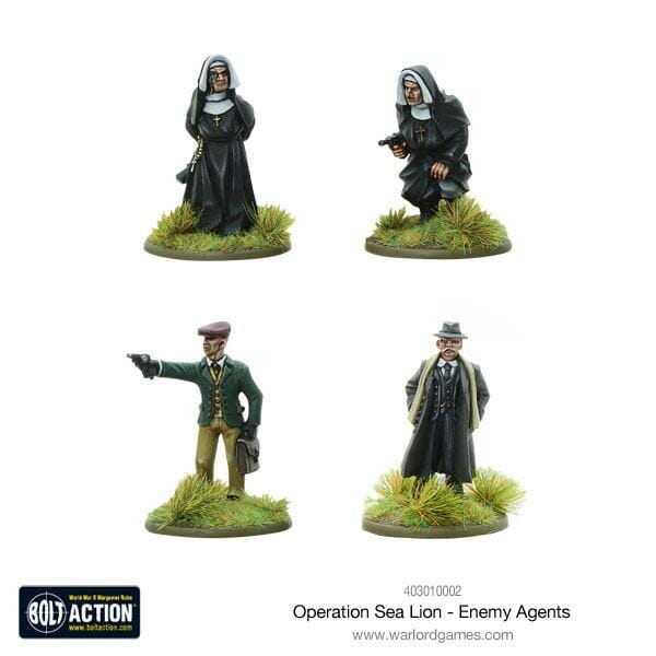 Operation Sea-lion Enemy agents (WWII) Bolt Action Warlord Games  | Multizone: Comics And Games