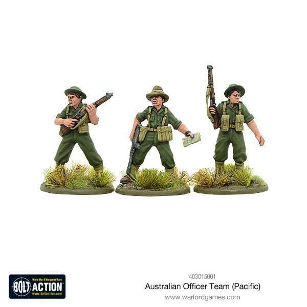 Australian Officer team Bolt Action Warlord Games  | Multizone: Comics And Games