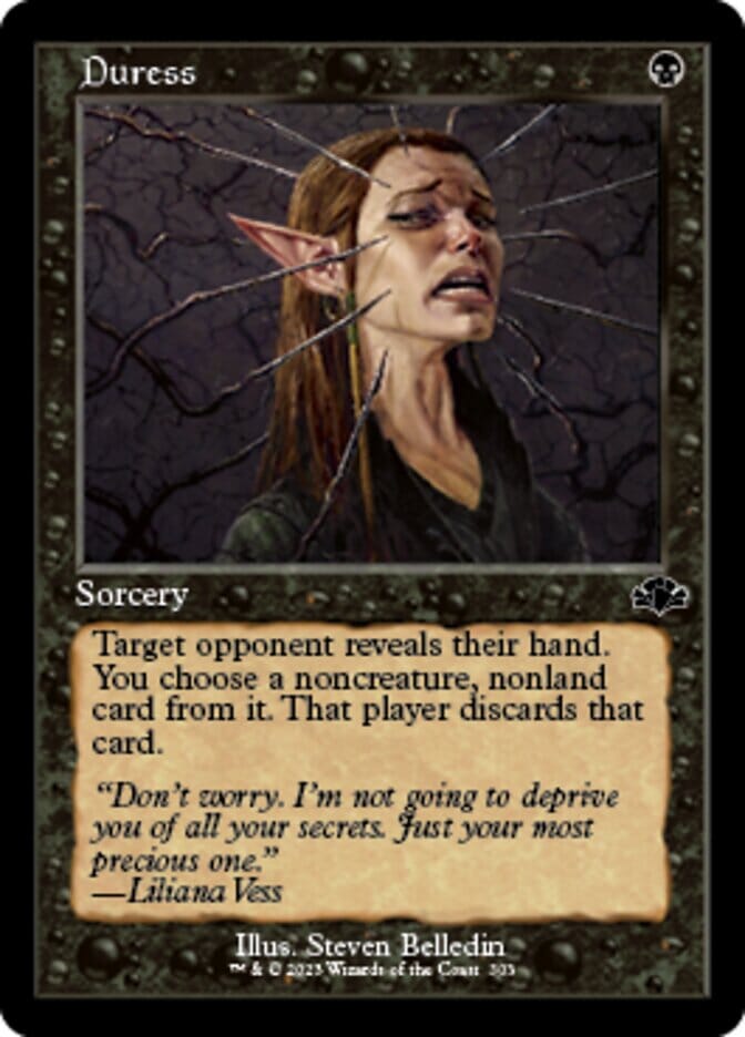 Duress (Retro) [Dominaria Remastered] MTG Single Magic: The Gathering  | Multizone: Comics And Games