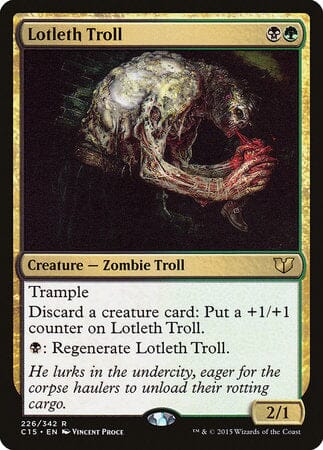 Lotleth Troll [Commander 2015] MTG Single Magic: The Gathering  | Multizone: Comics And Games