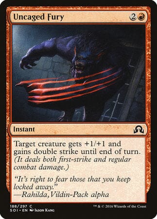 Uncaged Fury [Shadows over Innistrad] MTG Single Magic: The Gathering  | Multizone: Comics And Games